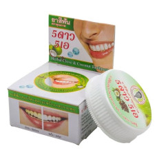 Тайская зубная паста отбеливающая Кокос, 25 гр. 5 Stars 5A/Herb Clove & Coconut Toothpaste , 25 gr., 5 Stars 5A