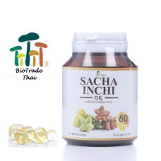SACHA INCA OIL SOFTGEL 60 Capsules, BioTrade Thai/ Масло семян инка инчи 60 капсул, BioTrade Thai