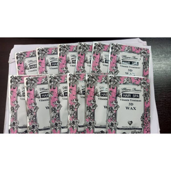 Маска для волос с кератином(розовый), 1 наб (12*30мл), More Than / Hair Spa Vitamin Treatment (Pink) 30 ml, Pack 12 Pcs/More Than/