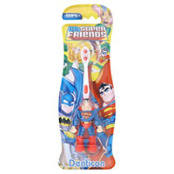 Мягкая зубная щетка для детей "Супермен" от Denticon / Denticon soft kids toothbrush superman 