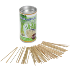 Натуральные палочки для чистки зубов из лемонграсса (мини тубус) / Lemongrass toothpick for health (tube)