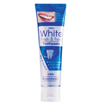 Отбеливающая зубная паста White Fresh от Mistine 100 гр / Mistine White Fresh Toothpaste 100g