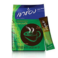 Растворимый кофе "Эспрессо" Khao Shong 25 шт по 18 гр / Khao Shong Espresso 3in1 25 sachets*18 g