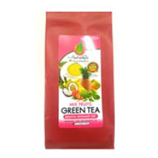 Зеленый чай Healthtea с ароматом фруктов,  Siam Herb, 100 г / Siam Herb Healthtea Green tea mix fruit 100g