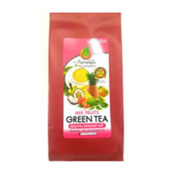 Зеленый чай Healthtea с ароматом фруктов,  Siam Herb, 100 г / Siam Herb Healthtea Green tea mix fruit 100g