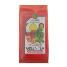 Зеленый чай Healthtea с ароматом клубники, Siam Herb, 100 г / Siam Herb Healthtea Green tea strawberry 100g