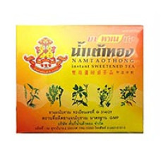 Профилактический чай без сахара Namtaothong, 1 упаковка/ Namtaothong Instant Sweetened Herbal Tea 5 sachets