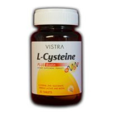 Натуральная добавка «Л-цистеин и биотин» от Vistra 30 капсул / Vistra L-cysteine +biotin 30 caps