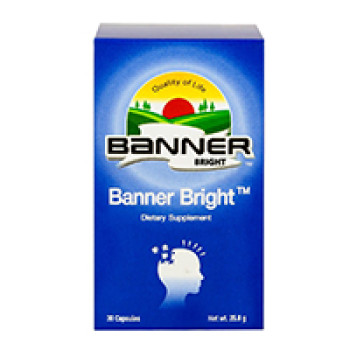 Натуральные добавки "Banner Bright" для мозга от Banner 30 капсул / Banner Bright 30 Caps