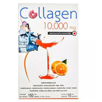 Питьевой коллаген Collagen Plus от Donutt 10 пакетиков / Donutt Collagen Plus Orange flavour 10 sachets