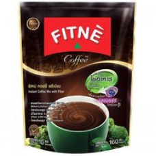 Растворимый диетический кофейный напиток Instant Coffee Mix с черникой и коллагеном Fitne 160 гр / Fitne Instant Coffee Mix Fiber And Collagen Fitne 160g