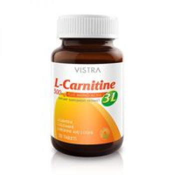 Натуральная добавка L-карнитин и аминокислоты Vistra 30 таб / Vistra L-carnitine+aminoacids 30 caps