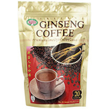 Растворимый кофе "3 в 1" с женьшенем от Super Coffee 20 саше по 20 гр / Super Coffee Instant Ginseng Coffee 20 sachets*20g