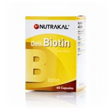 Витаминные капсулы с биотином от Nutrakal 60 шт / Nutrakal Deli Biotin 60caps