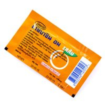 Апельсиновые леденцы от боли в горле Mybacin Lozenges 10 шт / Mybacin Lozenges Orange