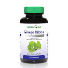 Гинкго билоба Herbal one 100 капсул / Herbal One Ginkgo biloba 100 caps