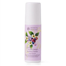 Дезодорант-антиперспирант "Черничное фондю" от Oriental Princess 70 мл / Oriental Princess Fresh & Juicy Delight Blueberry Fondue Shimmering Scent Roller Deodorant 70 ml