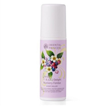 Дезодорант-антиперспирант "Черничное фондю" от Oriental Princess 70 мл / Oriental Princess Fresh & Juicy Delight Blueberry Fondue Shimmering Scent Roller Deodorant 70 ml