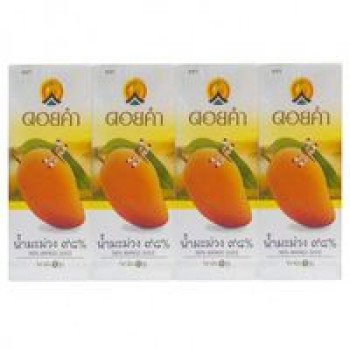 Натуральный 98% сок манго от Doi Kham 4 пачки по 200 мл / Doi Kham 98% Mango Juice 4pcs*200ml