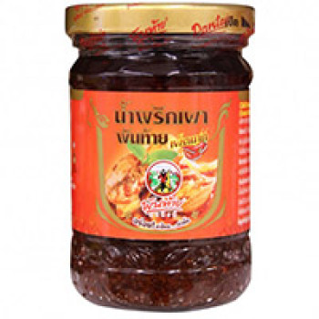 Острая чили-паста с креветками от Pantai Norasingh 227 гр / Pantai Norasingh Extra Hot Chili Paste with Soya Bean Oil 227g