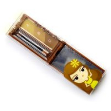 Палетка для моделирования бровей в оттенке Blonde brown от Cathy Doll 2.5 гр / Cathy Doll Triple Eyebrow Designing Blonde brown 2.5g