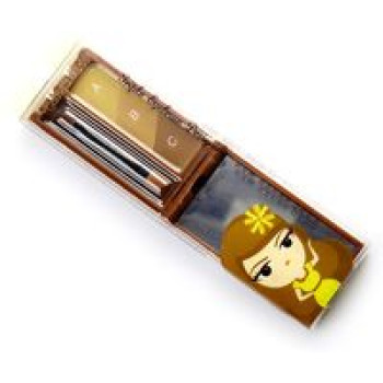 Палетка для моделирования бровей в оттенке Blonde brown от Cathy Doll 2.5 гр / Cathy Doll Triple Eyebrow Designing Blonde brown 2.5g