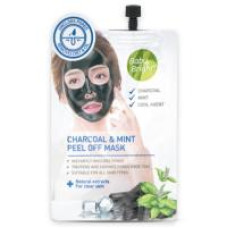 Маска-пленка от Baby Bright с углем и мятой с эффектом легкого пилинга 10 гр / BABY BRIGHT CHARCOAL & MINT PEEL OFF MASK 10 g