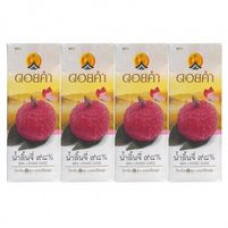 Натуральный 98% сок личи от Doi Kham 4 пачки по 200 мл / Doi Kham 98% Lychee Juice 4pcs*200ml