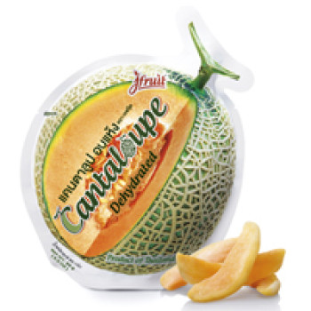 Сушеные ломтики тайской дыни-канталупы от Jfruit 65 гр / Jfruit Dehydrated Cantaloupe 65 gr