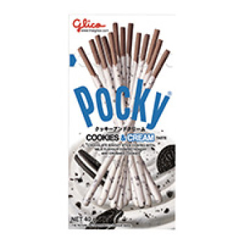 Палочки Pocky "Печенье и крем" от Glico 40 гр / Glico Pocky Bisquit sticks Coockies&cream 40 gr