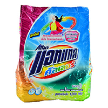 Универсальный стиральный эко-порошок Attack Color от КАО 800 гр / КАО Attack Color Concentrated Detergent 800g