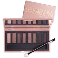 Палетка теней Champagne Pink с маслами авокадо и макадамии от Mistine / Mistine Champagne Pink Complete Eye Palette