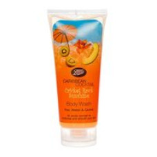 Гель для душа Cricket Rock Sunshine серии Caribbean Cocktail с киви, орхидеей и дыней от Boots 200 мл / Boots Caribbean Cocktail Cricket Rock Sunshine Body Wash 200 ml