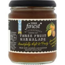 Мармелад-джем "Три фрукта" от Tesco Finest 340 гр / Tesco Finest Three Fruit Marmalade 340 g