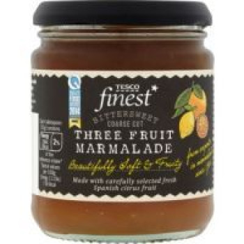 Мармелад-джем "Три фрукта" от Tesco Finest 340 гр / Tesco Finest Three Fruit Marmalade 340 g