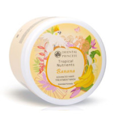 Лечебная маска для волос с бананом Oriental Princess 160 гр/Oriental Princess Tropical Nutrients Banana Advanced Hair Treatment Mask Enriched Formula 160 gr