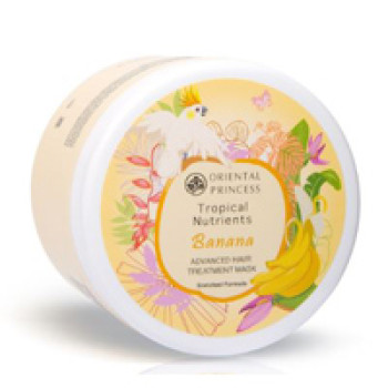 Лечебная маска для волос с бананом Oriental Princess 160 гр/Oriental Princess Tropical Nutrients Banana Advanced Hair Treatment Mask Enriched Formula 160 gr