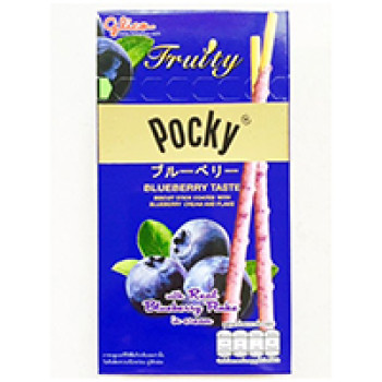 Палочки Pocky "Черника и черничный крем" от Glico 35 гр / Glico Pocky Bisquit sticks Blueberry taste 35 gr