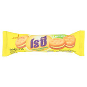 Печенье-сэндвич с лимонной кремовой начинкой от Rosy 110 гр / Rosy Lemon Flavoured Cream Sandwich Crackers 110g