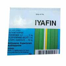 Таблетки от кашля и насморка Iyafin 4 шт / Iyafin 4 tablets