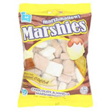 Мягкий зефир-маршмеллоу "Шоколад-ваниль" Marshies от Markenburg 80 гр / Markenburg Marshies Marshmallows Chocotale vanilla 80g