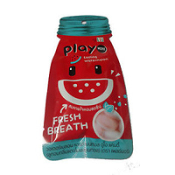 Освещающие пастилки с ментолом и арбузом Play 12 гр / Play Watermelon&menthol lozenges 12 gr