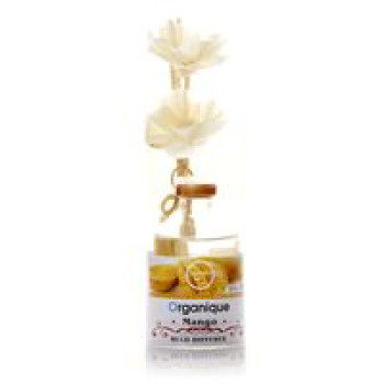 Органический диффузор с арома-маслом "Манго" Butique Organique 50 мл / Butique Organique reed diffuser Mango 50 ml