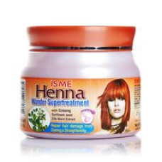 Маска для волос с хной и женьшенем Isme 250 гр/Isme Henna Herbal Hair Treatment 250 gr