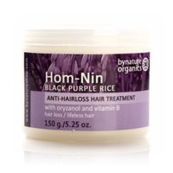 Маска для волос против выпадения с черно-фиолетовым рисом Bynature 150 гр/Bynature HOM NIN BLACK PURPLE RICE anti-hair loss treatment 150gr