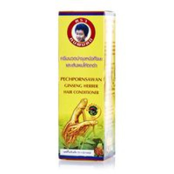 Лечебный кондиционер для волос с женьшенем PECHPORNSAWAN 240 мл / PECHPORNSAWAN Ginseng Herbal Hair Conditioner 240 ml