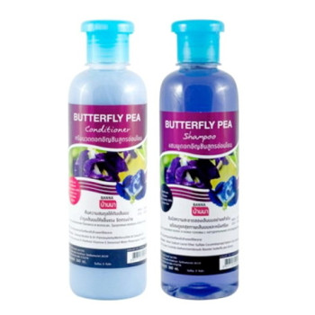 Шампунь и кондиционер с экстрактом синего чая (Banna Butterfly Pea 2х360 ml)