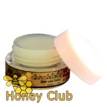 Лечебный 100% натуральный бальзам для губ с прополисом 4 гр Honey Club bee wax balm 4 gr