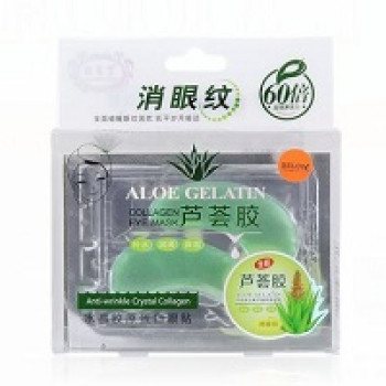 Маска для кожи вокруг глаз с коллагеном и алоэ 6 шт / Aloe Gelatin Collagen Eye Mask 6 ps