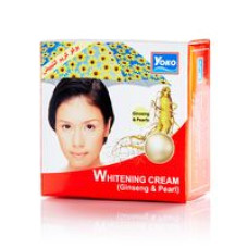 Компактный отбеливающий жемчужный крем c женьшенем YOKO 4 гр / YOKO WHITENING Ginseng & Pearl CREAM 4 gr